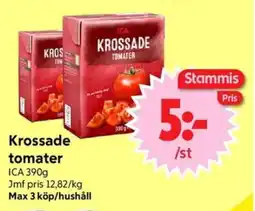 Nya Pulsen ICA Krossade tomater erbjuda