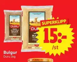 Nya Pulsen DURU Bulgur erbjuda
