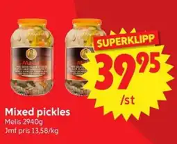 Nya Pulsen MELIS Mixed pickles erbjuda