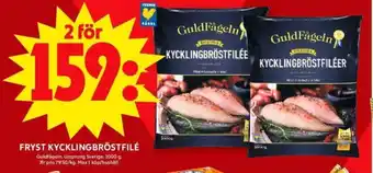 GUDFÅGELN Fryst kycklingbröstfilé