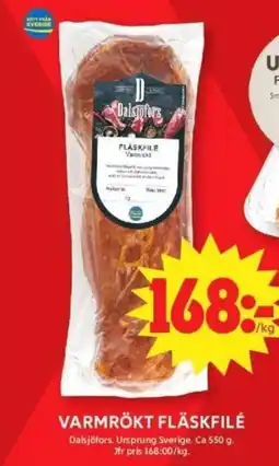 ICA Supermarket DALSJÖFORS Varmrökt fläskfilé erbjuda