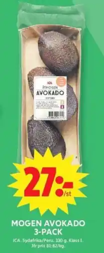ICA Supermarket ICA Mogen avokado 3-pack erbjuda