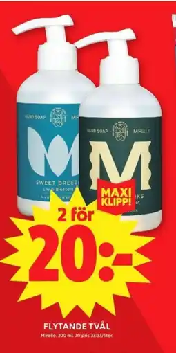 ICA Supermarket MIRELLE Flytande tvål erbjuda