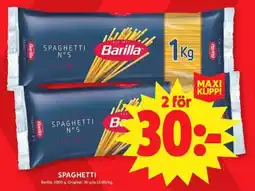 ICA Supermarket BARILLA Spaghetti erbjuda