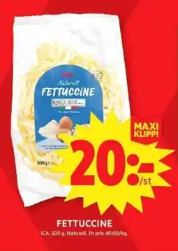 ICA Supermarket ICA Fettuccine erbjuda