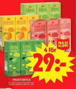 ICA Supermarket ICA Fruktdryck erbjuda