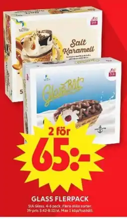 ICA Supermarket SIA GLASS Glass flerpack erbjuda
