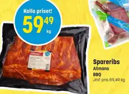 Eurocash ALLMANS Spareribs erbjuda
