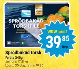 Eurocash FELDTS Sprödbakad torsk erbjuda