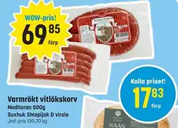 Eurocash MEDITERAN Varmrökt vitlökskorv erbjuda