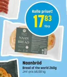 Eurocash BREAD OF THE WORLD Naanbröd erbjuda