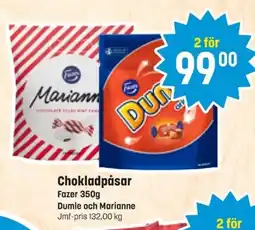 Eurocash FAZER Chokladpåsar erbjuda