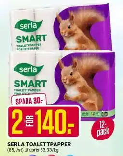 ÖoB SERLA TOALETTPAPPER erbjuda