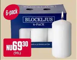ÖoB BLOCKLJUS 6-PACK erbjuda