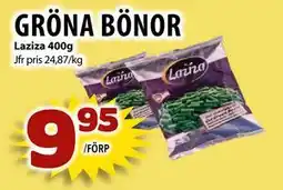 Matvärlden Tensta GRÖNA BÖNOR erbjuda