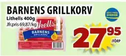 Matvärlden Tensta BARNENS GRILLKORV erbjuda