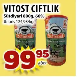 Matvärlden Tensta VITOST CIFTLIK erbjuda