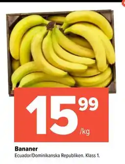 Coop Extra Bananer erbjuda