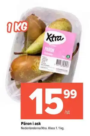 Coop Extra Päron i ask erbjuda