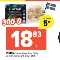 Coop Extra Plättar erbjuda
