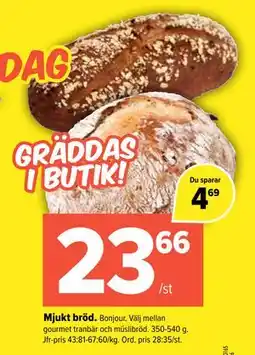 Coop Extra Mjukt bröd erbjuda