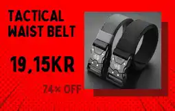 AliExpress Tactical waist belt erbjuda