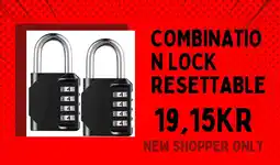 AliExpress Combinatio n lock resettable erbjuda