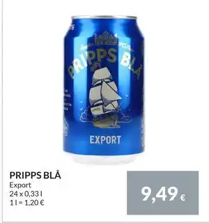 PRIPPS BLÅ, EUR 9.49