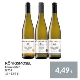 Nielsen Discount KÖNIGSMOSEL, EUR 4.49 erbjuda
