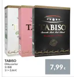 Nielsen Discount TABISO, EUR 7.99 erbjuda
