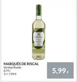 Nielsen Discount MARQUÉS DE RISCAL, EUR 5.99 erbjuda