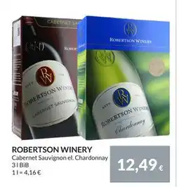Nielsen Discount ROBERTSON WINERY, EUR 12.49 erbjuda