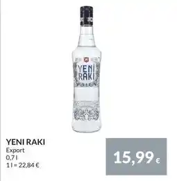 Nielsen Discount YENI RAKI, EUR 15.99 erbjuda