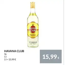 Nielsen Discount HAVANA CLUB, EUR 15.99 erbjuda
