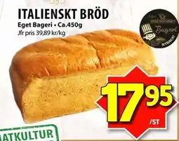 Matvärlden Tensta ITALIENSKT BRÖD erbjuda