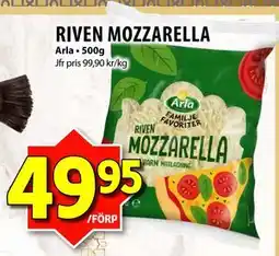 Matvärlden Tensta RIVEN MOZZARELLA erbjuda