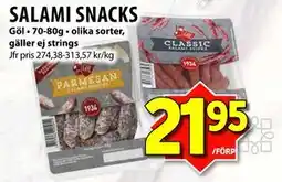 Matvärlden Tensta SALAMI SNACKS erbjuda