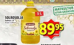 Matvärlden Tensta SOLROSOLJA erbjuda