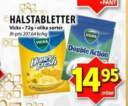 Matvärlden Tensta HALSTABLETTER erbjuda