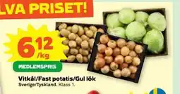 Stora Coop Vitkål/Fast potatis/Gul lök, Medlemspris erbjuda