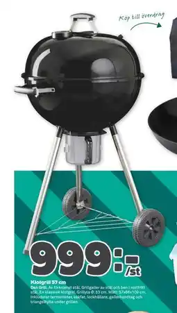 Stora Coop Klotgrill 57 cm erbjuda