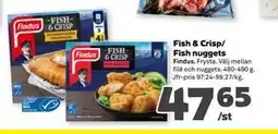 Stora Coop Fish & Crisp/ Fish nuggets erbjuda