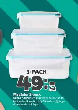 Stora Coop Matlådor 3-pack erbjuda
