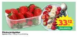 Coop Färska jordgubbar, Medlemspris erbjuda