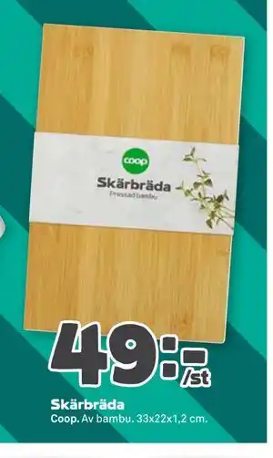 Stora Coop Skärbräda erbjuda