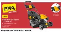 Jula Självgående gräsklippare 2,3 kW 46 cm erbjuda