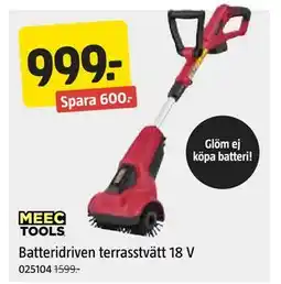 Jula Batteridriven terrasstvätt 18 V erbjuda