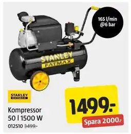 Jula Kompressor 50 l 1500 W erbjuda