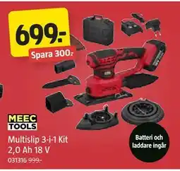 Jula Multislip 3-i-1 Kit 2,0 Ah 18 V erbjuda