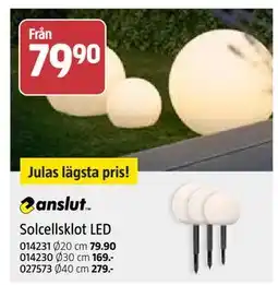 Jula Solcellsklot LED erbjuda